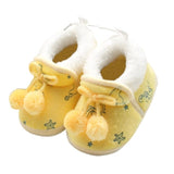 New Collection Winter Sweet Newborn Baby Girls Princess Winter Boots First Walkers Soft Soled Infant Toddler Kids Girl Footwear Shoes
