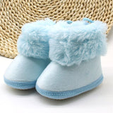 New Collection Winter Sweet Newborn Baby Girls Princess Winter Boots First Walkers Soft Soled Infant Toddler Kids Girl Footwear Shoes