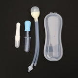 YAS 4Pcs Newborn Baby Care Kit Healthcare Nasal Aspirator Dropper Feeder Nursing Kit