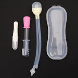 YAS 4Pcs Newborn Baby Care Kit Healthcare Nasal Aspirator Dropper Feeder Nursing Kit