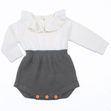 Cute Newborn Baby Girl Wool Knitting Tops Romper Shorts Warm Outfits  Clothes Winter sets