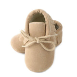 Shoes Infant Shoes Baby Girls Soft Bottom Suede Leather Moccasins Soft Moccs Anti-Slip Newborn Booties First Walkers 0-18 Months