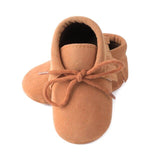 Shoes Infant Shoes Baby Girls Soft Bottom Suede Leather Moccasins Soft Moccs Anti-Slip Newborn Booties First Walkers 0-18 Months