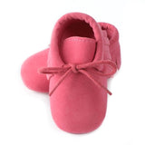 Shoes Infant Shoes Baby Girls Soft Bottom Suede Leather Moccasins Soft Moccs Anti-Slip Newborn Booties First Walkers 0-18 Months