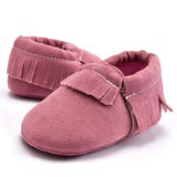 Shoes Infant Shoes Baby Girls Soft Bottom Suede Leather Moccasins Soft Moccs Anti-Slip Newborn Booties First Walkers 0-18 Months