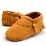 Shoes Infant Shoes Baby Girls Soft Bottom Suede Leather Moccasins Soft Moccs Anti-Slip Newborn Booties First Walkers 0-18 Months