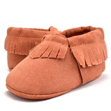 Shoes Infant Shoes Baby Girls Soft Bottom Suede Leather Moccasins Soft Moccs Anti-Slip Newborn Booties First Walkers 0-18 Months