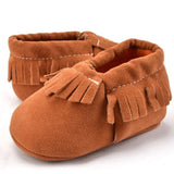 Shoes Infant Shoes Baby Girls Soft Bottom Suede Leather Moccasins Soft Moccs Anti-Slip Newborn Booties First Walkers 0-18 Months