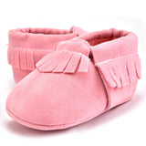 Shoes Infant Shoes Baby Girls Soft Bottom Suede Leather Moccasins Soft Moccs Anti-Slip Newborn Booties First Walkers 0-18 Months