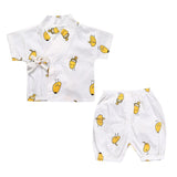 Boys Girl's Clothing Set Summer Baby Boys Pajamas Suit Children's Japan Kids Sleepwear Cotton Shirts+Shorts New Toddler Infant