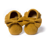 NEW Styles Baby Soft Flock Tassel Moccasins Girl Moccs Baby Booties Shoes Moccasin design baby shoes Newborn shoes Pink color