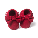 NEW Styles Baby Soft Flock Tassel Moccasins Girl Moccs Baby Booties Shoes Moccasin design baby shoes Newborn shoes Pink color