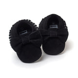 NEW Styles Baby Soft Flock Tassel Moccasins Girl Moccs Baby Booties Shoes Moccasin design baby shoes Newborn shoes Pink color