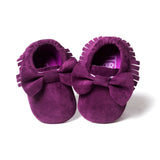 NEW Styles Baby Soft Flock Tassel Moccasins Girl Moccs Baby Booties Shoes Moccasin design baby shoes Newborn shoes Pink color