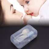 YAS 4Pcs Newborn Baby Care Kit Healthcare Nasal Aspirator Dropper Feeder Nursing Kit