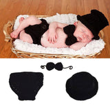 Newborn Baby Photography Props girl Boy Animal Pants Knit Hat Set Cute Baby Hand Made Crochet Costume Photo Shoot Clothes