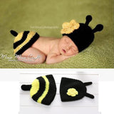 Newborn Baby Photography Props girl Boy Animal Pants Knit Hat Set Cute Baby Hand Made Crochet Costume Photo Shoot Clothes