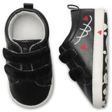 NEW Infant Toddler Soft Soled Hook Loop Unisex Prewalker Sneakers Baby Boy Girl Solid Newborn to 18 Months Crib Shoes 0-18 Months