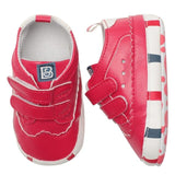 NEW Infant Toddler Soft Soled Hook Loop Unisex Prewalker Sneakers Baby Boy Girl Solid Newborn to 18 Months Crib Shoes 0-18 Months