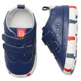 NEW Infant Toddler Soft Soled Hook Loop Unisex Prewalker Sneakers Baby Boy Girl Solid Newborn to 18 Months Crib Shoes 0-18 Months