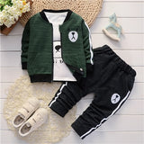 2019 spring New children's clothing Jacket t-shirt and pants 3 pieces Clothing Sets for Boys Cotton Boy's clothes  Kids clothes