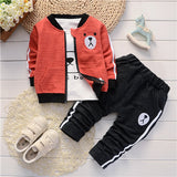 2019 spring New children's clothing Jacket t-shirt and pants 3 pieces Clothing Sets for Boys Cotton Boy's clothes  Kids clothes