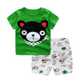 Brand Designer Baby Boy Clothes Sport Clothing Tracksuit Active  Striped Tshirt +shorts Toddler Clothing Sets