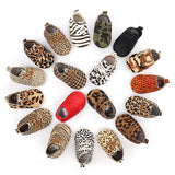 New Collection Genuine Leather Baby shoes Leopard print Baby Girls Soft shoes Horse hair Boys First walkers Lace Baby moccasins