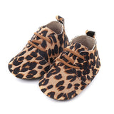 New Collection Genuine Leather Baby shoes Leopard print Baby Girls Soft shoes Horse hair Boys First walkers Lace Baby moccasins