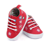 NEW Kids Shoes for Girls Boys Sneakers Jeans Canvas Children Shoes Denim Running Sport Baby Sneakers Lace-up Casual Boy Floral Shoes
