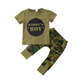 2019 Newborn Kids Baby Boys Girls Clothes Suits Infant Camo Short Sleeve T Shirt Tops Pants Outfit Set Summer Casual New Sale