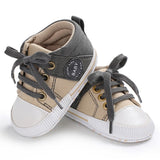 NEW Baby Shoes Classic Canvas Baby Boy Shoes Spring Cotton Straps Stitching Newborn Boy Girl Shoes First Walker Prewalker