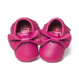 New Collection Handmade Soft Bottom Fashion Tassels Baby Moccasin Newborn Babies Shoes 19-colors PU leather Prewalkers Boots