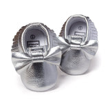 New Collection Handmade Soft Bottom Fashion Tassels Baby Moccasin Newborn Babies Shoes 19-colors PU leather Prewalkers Boots