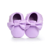 New Collection Handmade Soft Bottom Fashion Tassels Baby Moccasin Newborn Babies Shoes 19-colors PU leather Prewalkers Boots