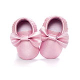 New Collection Handmade Soft Bottom Fashion Tassels Baby Moccasin Newborn Babies Shoes 19-colors PU leather Prewalkers Boots
