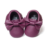 New Collection Handmade Soft Bottom Fashion Tassels Baby Moccasin Newborn Babies Shoes 19-colors PU leather Prewalkers Boots
