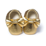 New Collection Handmade Soft Bottom Fashion Tassels Baby Moccasin Newborn Babies Shoes 19-colors PU leather Prewalkers Boots