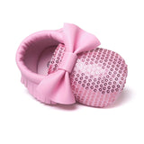 New Collection Handmade Soft Bottom Fashion Tassels Baby Moccasin Newborn Babies Shoes 19-colors PU leather Prewalkers Boots