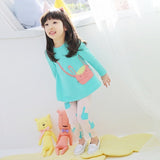Girls Children's Clothes Fall Girl's New Suit Pants Suit Children's Wear Cartoon girls clothing set