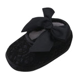 2019 Newborn Baby Girls Soft Shoes Soft Soled Non-slip Bowknot Footwear Crib Shoes kız bebek ayakkabı