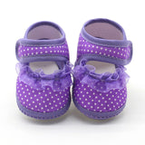 2019 Newborn Baby Girls Soft Shoes Soft Soled Non-slip Bowknot Footwear Crib Shoes kız bebek ayakkabı