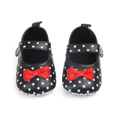 2019 Baby Girl Shoes Toddler Infant Anti-slip Polka Dot PU First Walkers Shoes Kids Footwear Shoes Girls