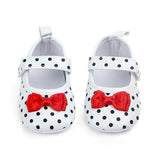 2019 Baby Girl Shoes Toddler Infant Anti-slip Polka Dot PU First Walkers Shoes Kids Footwear Shoes Girls