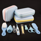 Baby Health Care Kit Portable Newborn Baby Grooming Kit Nail Clipper Scissors Hair Brush Comb Safety Care Set Hot Sale
