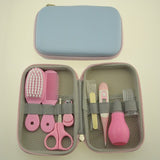Baby Health Care Kit Portable Newborn Baby Grooming Kit Nail Clipper Scissors Hair Brush Comb Safety Care Set Hot Sale