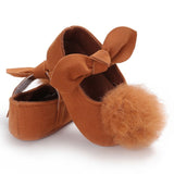New born Baby Girl Flower Sneakers Toddler Cotton Bow Casual Shoes Infant Little Girls Princess Sequin Stars Leather Shoes 0-18Ms