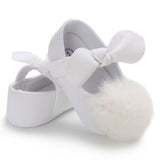 New born Baby Girl Flower Sneakers Toddler Cotton Bow Casual Shoes Infant Little Girls Princess Sequin Stars Leather Shoes 0-18Ms