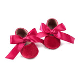 New born Baby Girl Flower Sneakers Toddler Cotton Bow Casual Shoes Infant Little Girls Princess Sequin Stars Leather Shoes 0-18Ms