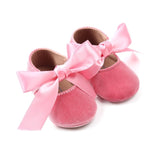 New born Baby Girl Flower Sneakers Toddler Cotton Bow Casual Shoes Infant Little Girls Princess Sequin Stars Leather Shoes 0-18Ms